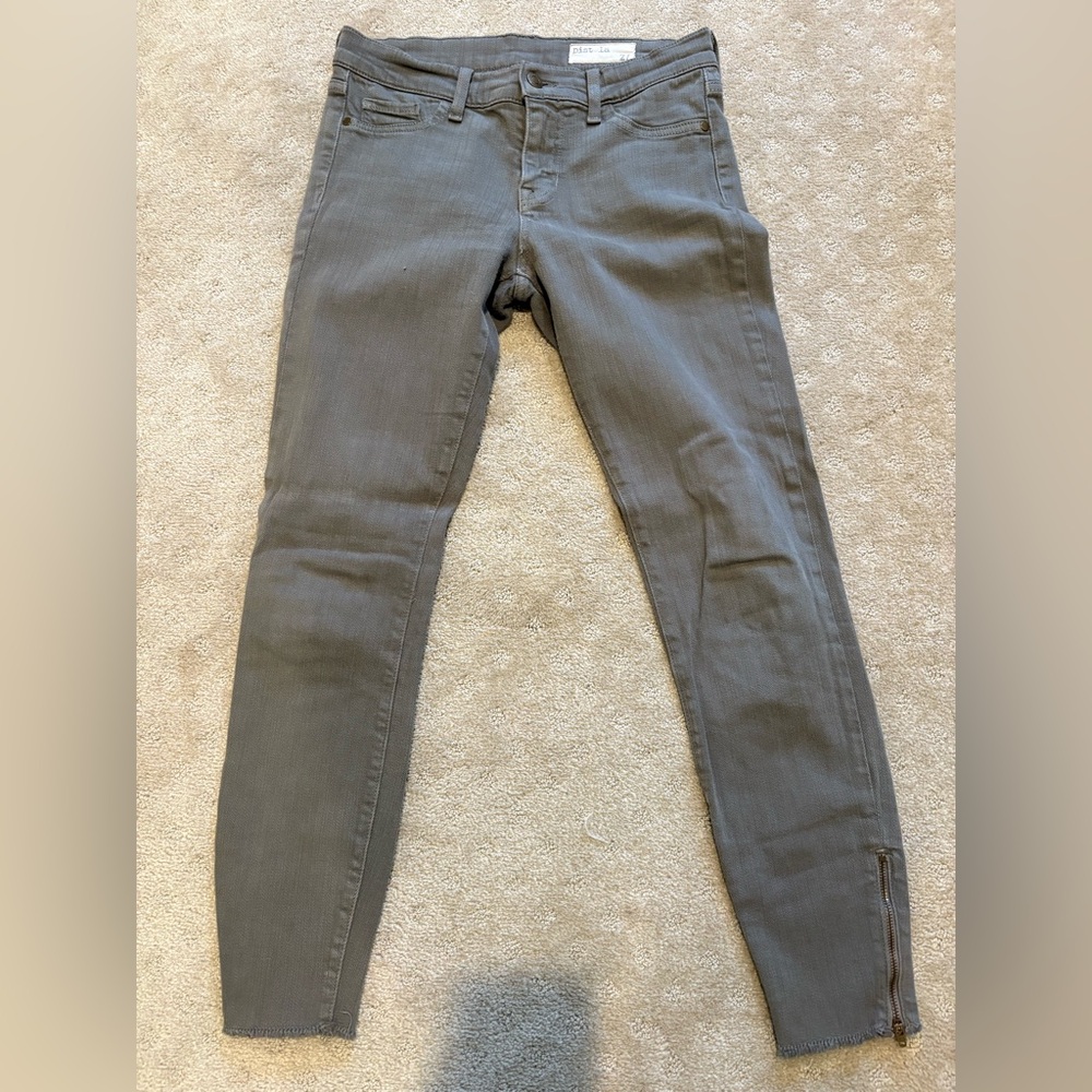 Pistola Women's Skinny Jeans in Army Green